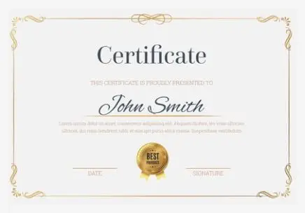 Certificado Especialização