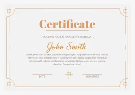 Certificado Fellowship
